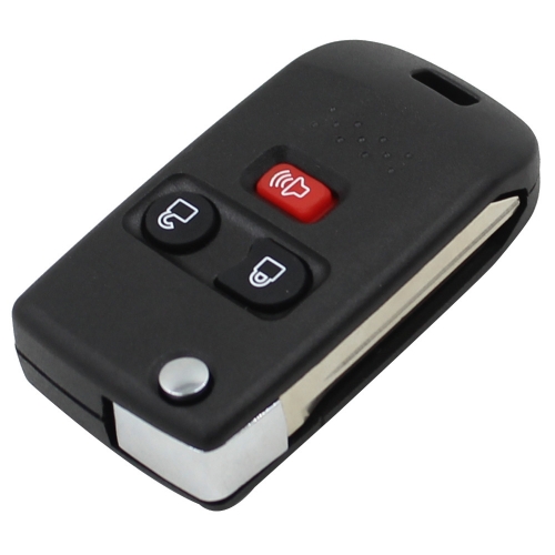 CS018007 3 Buttons Modified Flip Folding Remote Key Shell Case Cover Fob For Ford Mercury Mazda Car Replacement Key Covers