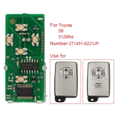 CN007070 Smart Card Board 5 Buttons 312MHZ Number 271451-6221JP for Toyota