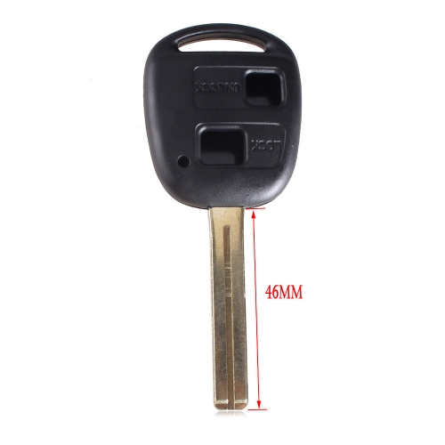 CS052001 2 Buttons Blank Key Shell For Lexus RX330 ES300 46mm Blade Remote Blank Key Shell Car Key Case Cover