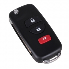 CS027019 Modified 3 Buttons Remote Flip Folding Key Shell for Nissan Infiniti Xterra Frontier Muranon PATHFINDER TITAN