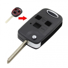 CS052005 3 Buttons Flip Folding Remote Key Shell Case Fob For Lexus 3 Button Remote Key