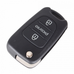 CS051006 New 3 Buttons Flip Folding Remote Key Shell For KIA Picanto Remote key Case Fob