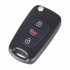 CS051005 New 3 Buttons Flip Folding Remote Key Shell For HYUNDAI KIA SOUL Car Keys Blank Case Cover