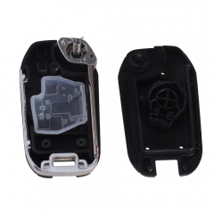 CS027012 Replacement Case Uncut Blank Flip Folding Remote Key Shell Cover For Nissan Sylphy 3 Buttons Switch Blade Fob