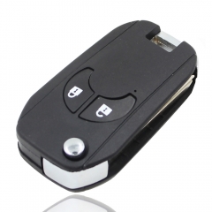CS027006 Flip Folding Key Shell 2 Buttons For NISSAN Cube Micra Note Qashqai Juke Romote Key Case