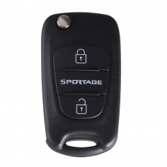 CS051001 3 Buttons Car-styling Flip Folding Remote Key Shell Blank Case Replacement For Kia Sportage