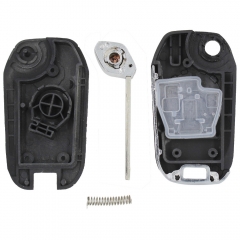 CS027006 Flip Folding Key Shell 2 Buttons For NISSAN Cube Micra Note Qashqai Juke Romote Key Case