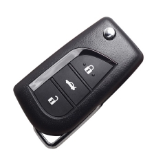 CN007094 For Toyota Carola 3button folding remote key 433MHZ H chip