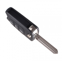 CS051003 3 Buttons Flip Folding Key Shell Case For KIA K2 K5 Sportage Cerato Rio Uncut Blade Remote Auto Accessories