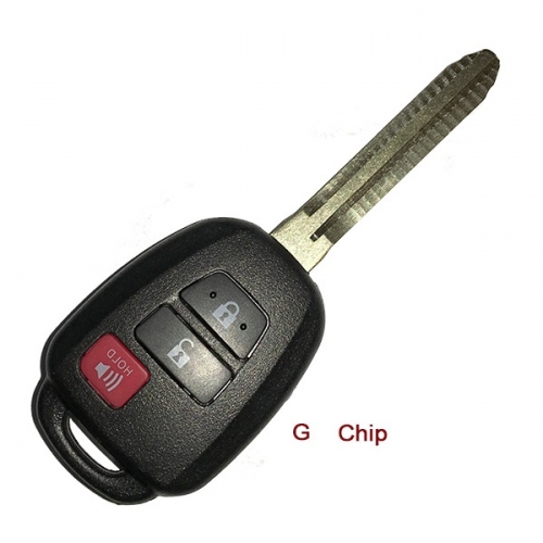 CN007102 Toyota Remote Key 2+1 Button 314Mhz FCCID HYQ12BDM G Chip