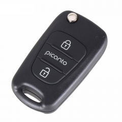 CS051006 New 3 Buttons Flip Folding Remote Key Shell For KIA Picanto Remote key Case Fob