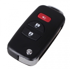 CS027019 Modified 3 Buttons Remote Flip Folding Key Shell for Nissan Infiniti Xterra Frontier Muranon PATHFINDER TITAN