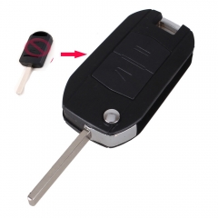 CS028011 Modified 2 Button Flip Fob Car Key Case Shell Replacement Combo Uncut Blade Key Cover For Opel Vauxhall Corsa C Meriva