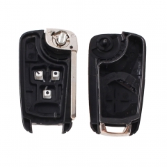 CS028017 Replacement Shell Flip Folding Remote Key Case for OPEL VAUXHALL Insignia Astra 3 Button HU100 Uncut Blade