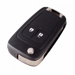 CS028013 Flip Folding Remote Key Case For OPEL VAUXHALL Insignia Astra 2 Button HU100 Uncut Blade with LOGO