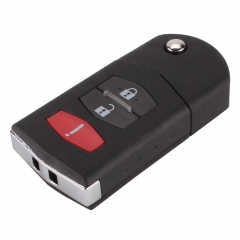 CS026003 2 +1 3 Button Flip Folding Remote Key Shell Car Case Fob Cover For Mazda 3 5 6 CX5 CX7 CX9 RX8