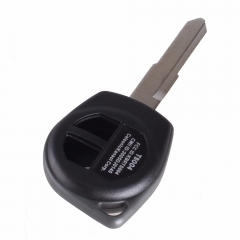 CS048001 2 Button Remote Key Fob Shell Case Replace For SUZUKI Grand Vitara Swift With LOGO + Rubber Pad