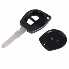 CS048001 2 Button Remote Key Fob Shell Case Replace For SUZUKI Grand Vitara Swift With LOGO + Rubber Pad