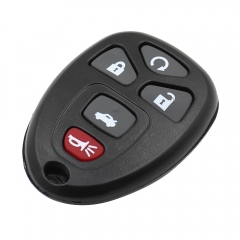 CS019006 5 Buttons Car Replacement Case Keyless Entry Remote Start Control Key Fob Cover