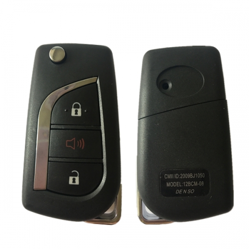 CN007002 2+1 Buttons Folding Remote Car Key For Toyota Corolla RAV4(433MHz)