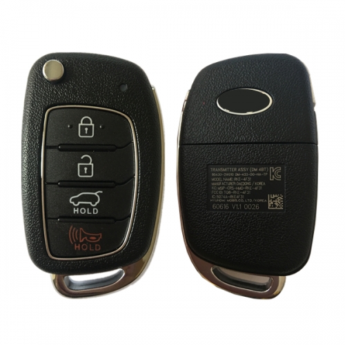CN020042 2017 Hyundai Santa Fe Keyless Entry Remote Flip Key 433MHZ 4D60 TQ8-RKE-4F31