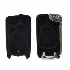CS007044 2 Two Button Uncut Replacement Plastic Remote Blank Keys Shell Case for Toyota Corolla RAV4 Car Toy43 Blade