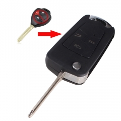 CS007041 New Flip Folding Remote Key Shell Case For Toyota Hilux Rav4 Corolla Ca...