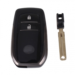 CS007047 2 BUTTON Remote car key cover For Toyota Corolla camry CROWN Rav4 Highl...