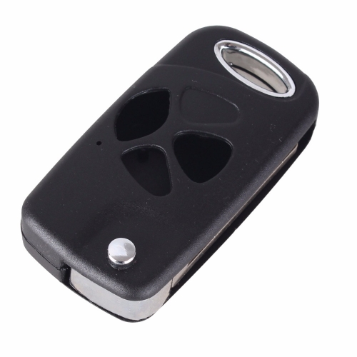 CS007056 Modified Folding Flip Remote Key Shell Case For Toyota Camry Reiz Corolla Crown 3 Buttons Key Fob Cover