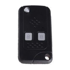 CS007046 2 Button Modified Folding key blank Flip Remote Car Cover Key Fob Case For Toyota Corolla Yaris Hilux Shining