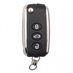 CS012001 Replacement New 3 Button Key Remote Blank Case Shell Cover Fob For Bentley Replacement Remote Key