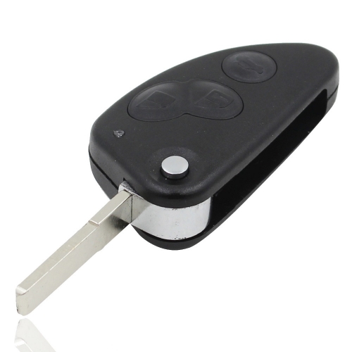 CS092002 3 Buttons Uncut SIP22 Blade Remote Car Key Case Shell Key Combo Flip Fob Car Key Shell for Alfa Romeo 147 156 166 GT