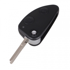 CS092001 2 Button Flip Entry Remote Key Fob Case Shell Blade For Alfa Romeo 147 ...