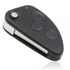 CS092002 3 Buttons Uncut SIP22 Blade Remote Car Key Case Shell Key Combo Flip Fob Car Key Shell for Alfa Romeo 147 156 166 GT