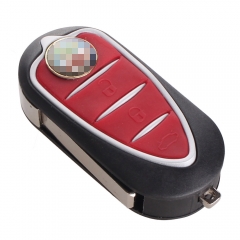 CS092003 Folding Flip Remote Key Shell 3 Button Case Fob for Alfa Romeo Mito Giulietta 159 GTA Replacement Case Fob