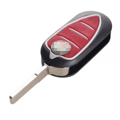 CS092003 Folding Flip Remote Key Shell 3 Button Case Fob for Alfa Romeo Mito Giu...