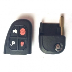 CS025002 Replacement Remote Key Fob 4 Button 433MHz With Chip 4D ID60 For Jaguar Jaguar X type S type XJ Uncut Blank Blade