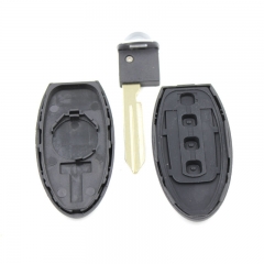 CS021006 4 BTN Car Remote Key Shell Case For Infiniti G37 Without Side Groove Fob Key Cover For Infiniti Fob Case Key Shell Cover