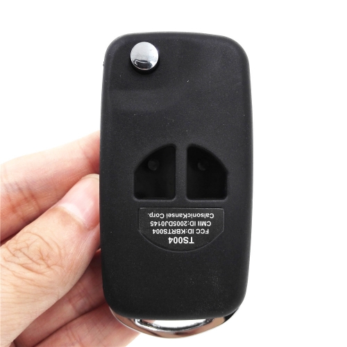 CS048007 2 Button Replacement Flip Remote Key Shell for Suzuki SX4 Swift Aerio Vitara Liana Jimny Car Keys Fob Switch Blade