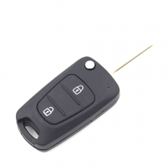 CS051016 Remote Car Key Case fit for KIA Sportage 2 Button Key Replacement Keyless Uncut Blade Car Key Shell No Chip