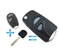 CS048008 Modified Flip Folding Remote Key Shell for Suzuki Blanks Car Key Case