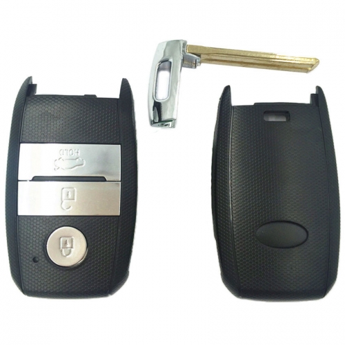 CS051011 New Replacement Shell Smart Car Remote key Shell Case 3 Button Fob for Kia K3 K5 + Uncut Blade