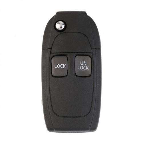 CS050008 New 2 Button Lock Unlock Remote Case Fob Flip Key Shell Case Blade Fit for VOLVO
