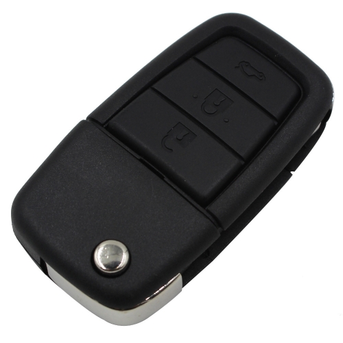 CS022002 New Car-styling 3 Buttons + Panic Flolding Flip Key Entry Remote Shell Case Cover With Blade For 4BT Holden VE Commodore