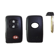 CS007058 Remote Prox Smart Key Shell Case FOB For Toyota Prius C V Venza Rav4 3 Buttons