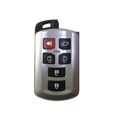 CS007059 6 Button Smart Remote Key Shell Case For Toyota Sienna With Insert Emer...