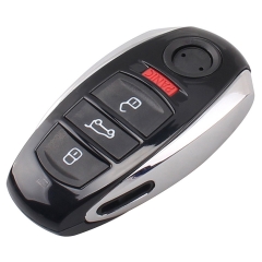 CS001019 4 Buttons Smart Key Case Shell for VW Volkswagen Touareg Panic Replacement Keyless