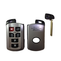 CS007059 6 Button Smart Remote Key Shell Case For Toyota Sienna With Insert Emergency Blade Car Alarm