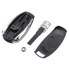 CS001019 4 Buttons Smart Key Case Shell for VW Volkswagen Touareg Panic Replacement Keyless