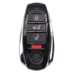 CS001019 4 Buttons Smart Key Case Shell for VW Volkswagen Touareg Panic Replacem...